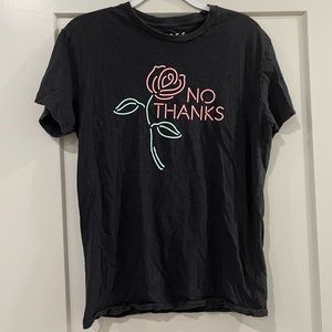 FREE STATE No Thanks Neon Light Rose Tee